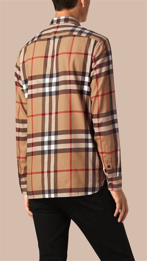 burberry flannel outfit|Burberry plaid shirts for men.